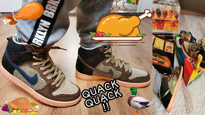 Nike SB Dunk​ High​ Concept​ TURDUNKEN 🦆(Special Box) Unbox​ &​ ON​ FEET​ 🦆🥬/ EP.54