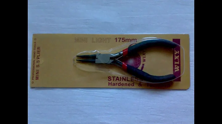 Распаковка и обзор круглогубцы / Unboxing and review Round Nose Pliers from GearBest.com