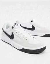 Бело-черные кроссовки Nike SB Adversary-Бeлый