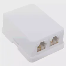 Телефонная розетка Hyperline SB-2-6P4C-C2-WH
