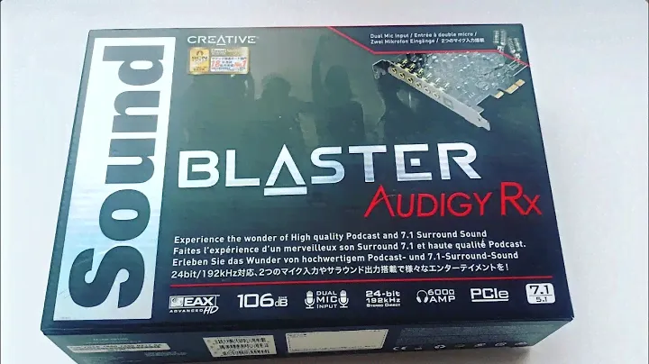 звуковая карта Sound Blaster Audigy Rx