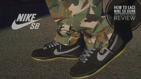 "Early Review" How To Lace Nike SB Dunk Low "Fog" & On Feet (Inside & Outside) 2023