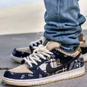 Кроссовки Nike SB Dunk Low Jackboys x Travis Scott Black/Parachute Beige