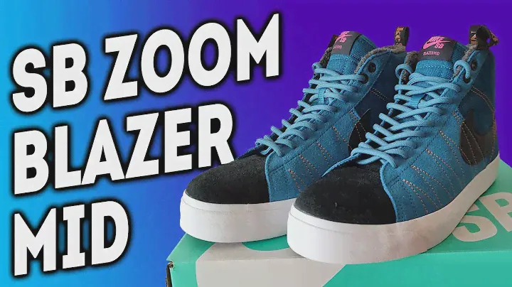 NIKE SB ZOOM BLAZER MID PRM - UNBOXING & ON FEET - MARINA/BLACK/PECAN