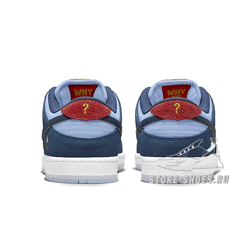 Унисекс Nike SB Dunk Low x Why So Sad Coastal Blue Light Blue-0