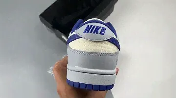 Custom Nike SB Dunk Low light Grey Blue Sail