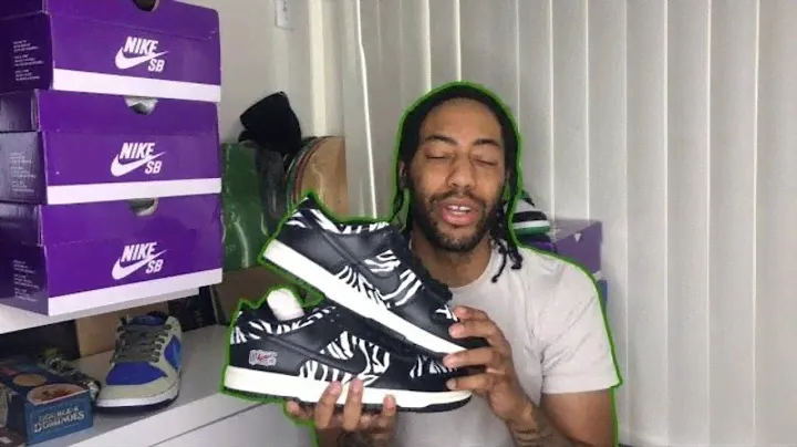 Nike Sb Dunk Low Quartersnacks Zebra Review!