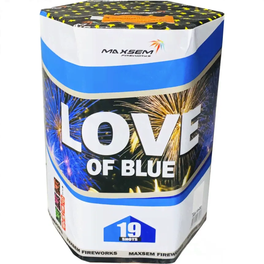 Фейерверк SB-19-02 Небеса / LOVE OF BLUE (1,2 х 19)